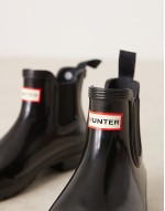 Loss-Making Original chelsea wellington boots in black gloss